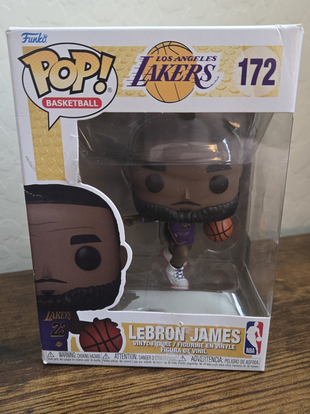Funko LeBron James (Los Angeles Lakers) Purple Vinyl Figure - #172